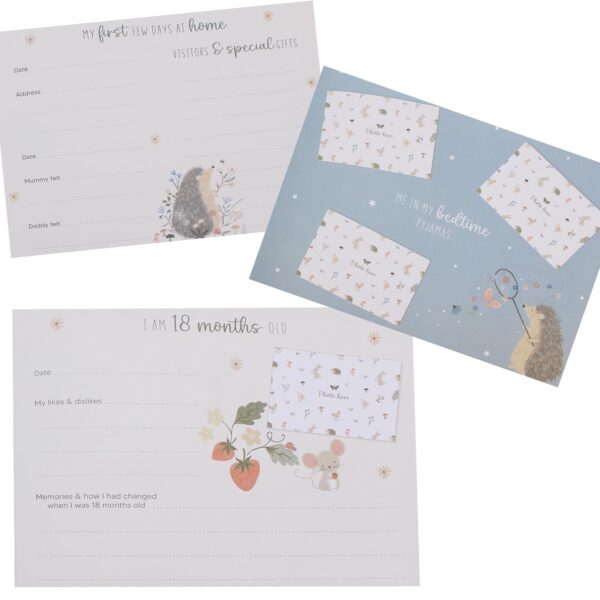 Baby Milestone Record Book Keepsake Toddler Newborn Baby Shower Gift