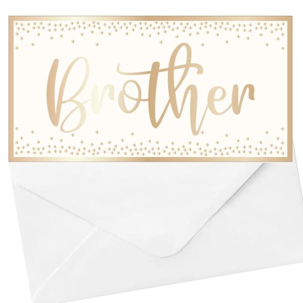 Money Wallet and Envelope - Cream / Gold - Brother
