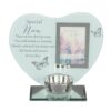 Glass Memorial Tea Light Candle Holder with Photo Frame - Nan