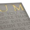 Grey Square Memorial Plaque by Thoughts of You - Mum