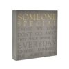 Grey Square Memorial Plaque by Thoughts of You - Someone Special