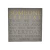 Grey Square Memorial Plaque by Thoughts of You - Someone Special