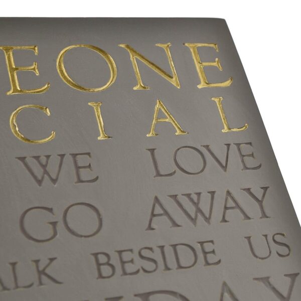 Grey Square Memorial Plaque by Thoughts of You - Someone Special