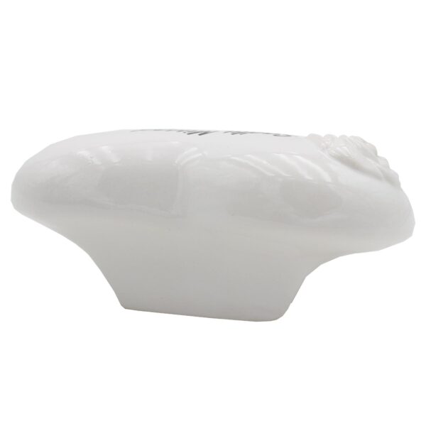 Memorial Heart Plaque with Flowers and Wording Glazed Finish Graveside Ornament - Loving Memory