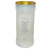 Pillar Candle In Holder Religious Gift - Lady of Lourdes