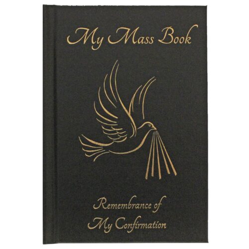 Confirmation Mass Book Hardback Cover - Black