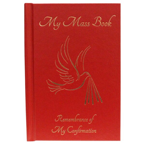 Confirmation Mass Book Hardback Cover - Red