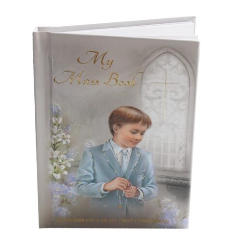 My Mass Book Holy Communion Prayers Religious Hardback - Boy