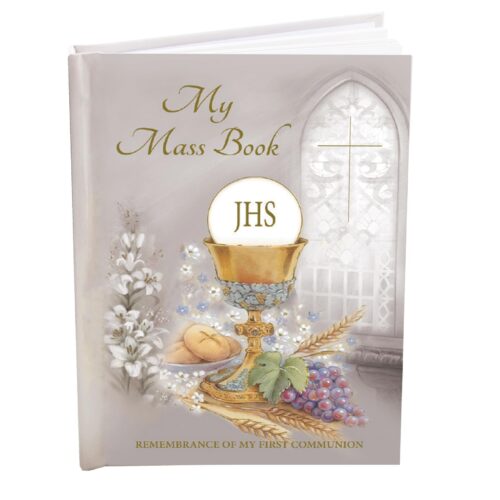 My Mass Book Holy Communion Prayers Religious Hardback - Symbolic
