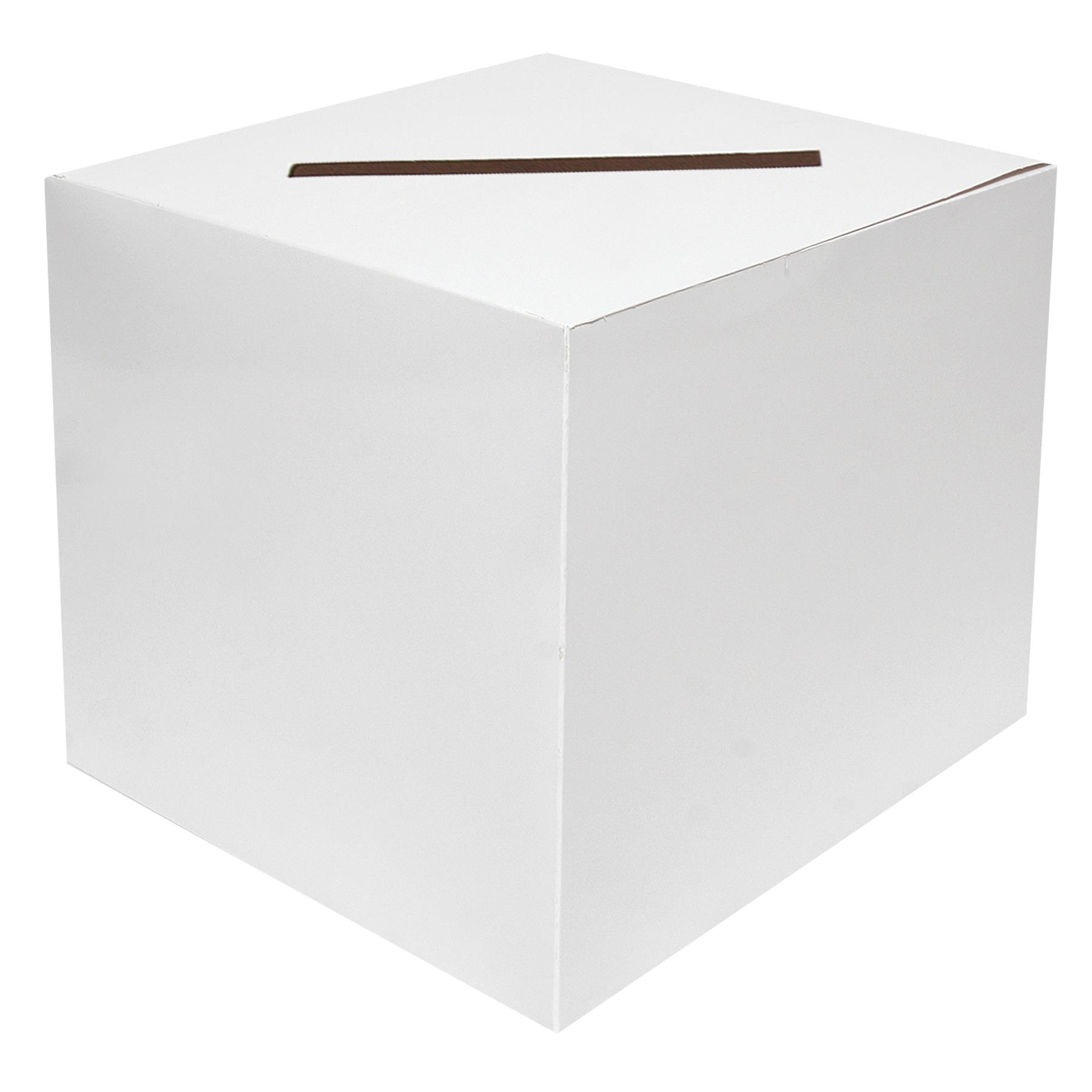 White Wedding Card Box Postbox 30cms x 30cms x 30cms
