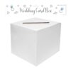 White Wedding Card Box Postbox 30cms x 30cms x 30cms