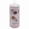 image485817553.jpg Christening Pillar Candle 15cm Cellophane Wrapped Keepsake Gift - Baby Girl