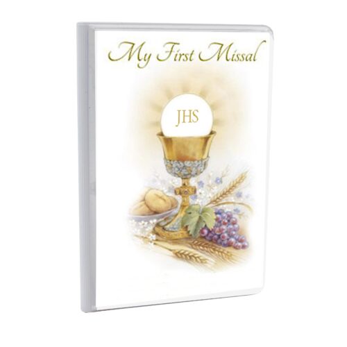 My First Missal Book Holy Communion Prayers Religious White Cover