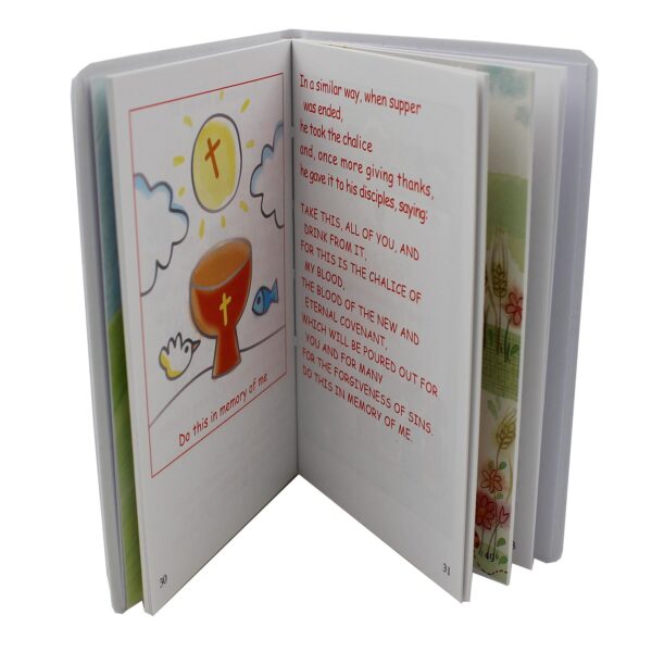 My First Missal Book Holy Communion Prayers Religious White Cover