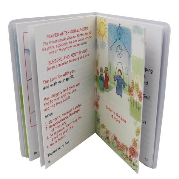 My First Missal Book Holy Communion Prayers Religious White Cover