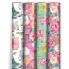 image485883363.jpg Floral Wrapping Paper 4 x 3 Metre Rolls Mothers Day Birthday