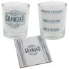 Greatest Ever Grandad Whisky Glass and Coaster Set Father's Day / Birthday Gift