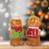 Christmas Salt and Pepper Set Novelty Cruet Set - Gingerbread Couple