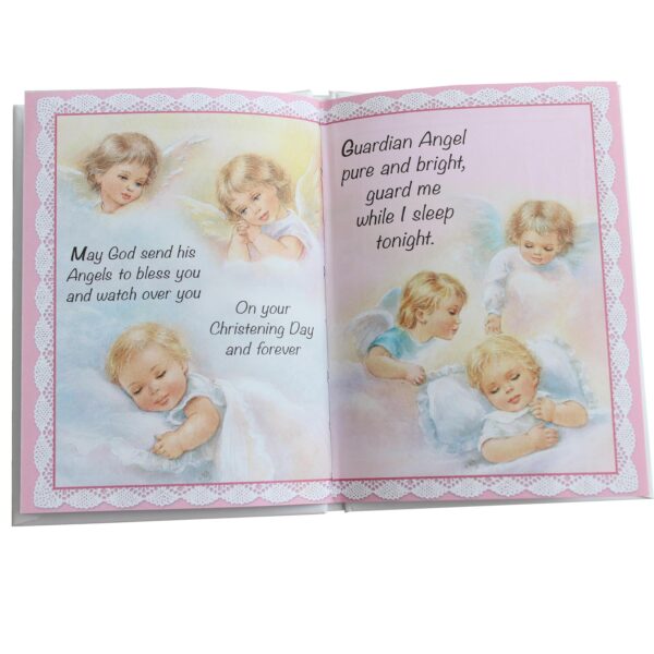 Baby Christening Record Book Keepsake Gift 14cmx10cm - Baby Girl