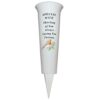 Memorial Graveside Flower Vase with Spike Robin Image - Special Wife