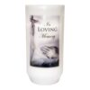 Memorial Votive Candle in Holder with Prayer In Loving Memory 40 hour Burn Time 12.5cm