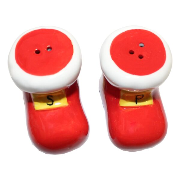 Christmas Salt and Pepper Set Novelty Cruet Set - Santa's Boots