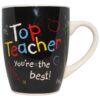 Top Teacher Mug and Coaster Set End of Term Thank You Gift