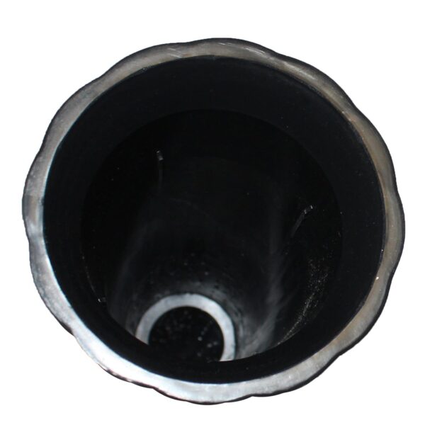Graveside Memorial Spike Flower Vases with Inserts and Wavy Edge x2 - Dad