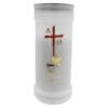 On Your Baptism First Light Baptismal Candle White with Image 72Hr Burn Time