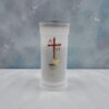 On Your Baptism First Light Baptismal Candle White with Image 72Hr Burn Time