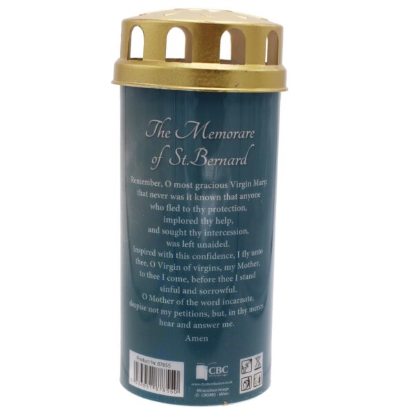 Religious Devotional LED Candle With Cap and Prayer - Our Lady Of Grace