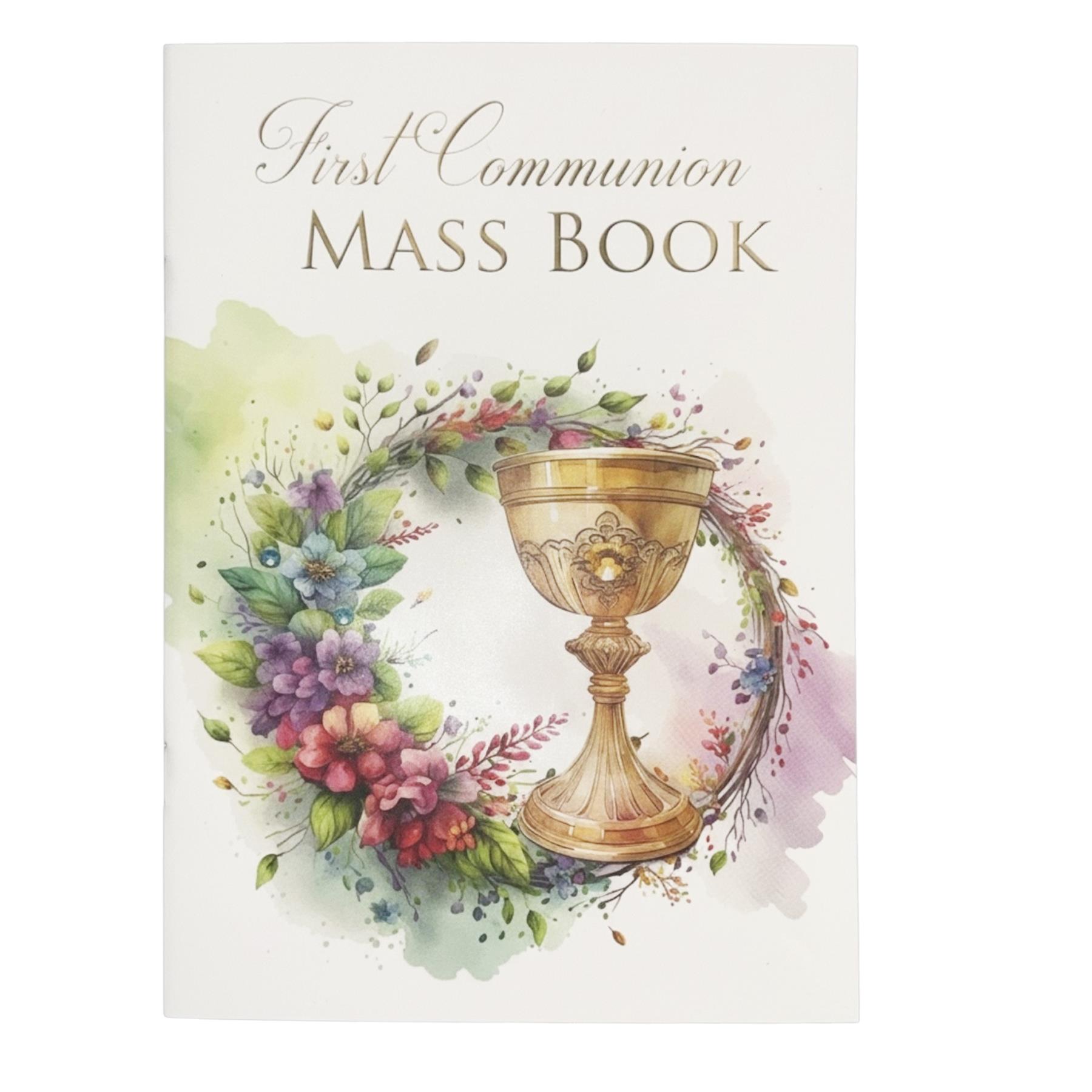 First Communion Mass Book for Children Prayers Religious Paperback  21cm x 15cm