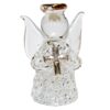 Baptism Glass Angel Ornament in Chest with Verse