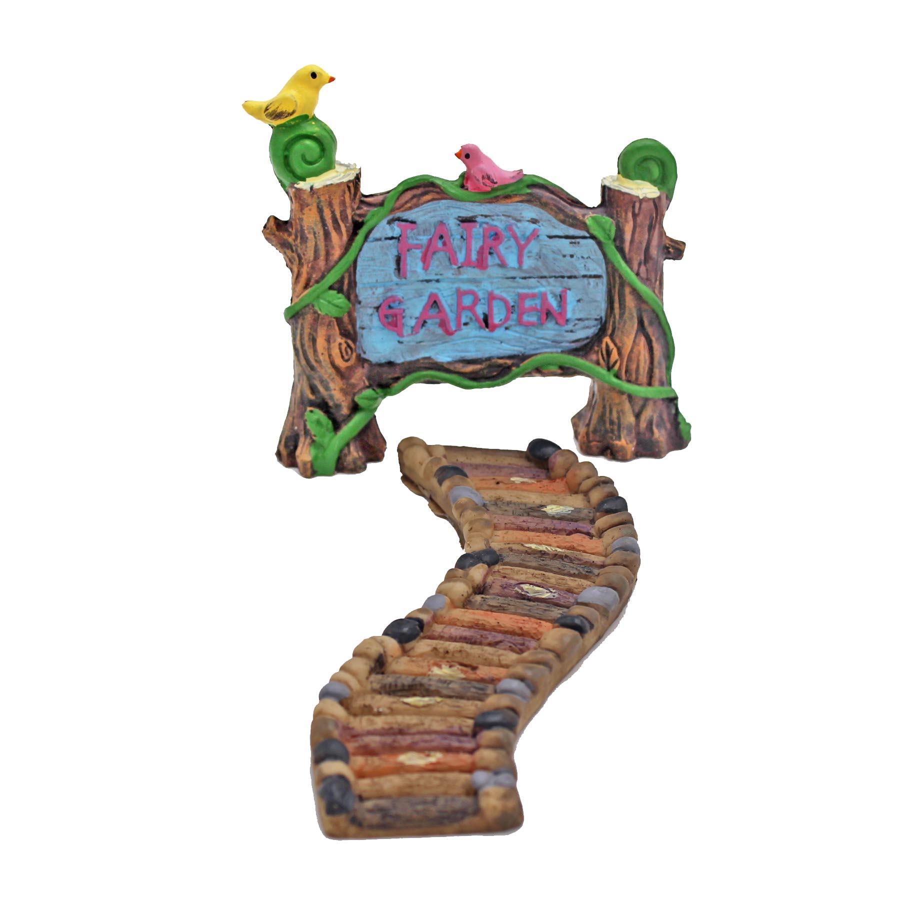 The Fairies Enchanted Garden Range - Fairy Path and Sign
