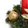 image440240052.jpg Christmas Poinsettia Candle Ring Table Centrepiece 13cm - Gold