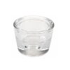 image444216846.jpg Clear Glass Tea Light / Taper Candle Holder - Round