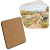 image488714004-1.jpg Collie and Sheep Coasters Set of 4 Corked Backed Tableware