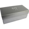 Cut Glass Whisky Tumbler and Coaster Set Gift Box - 40th Birthday