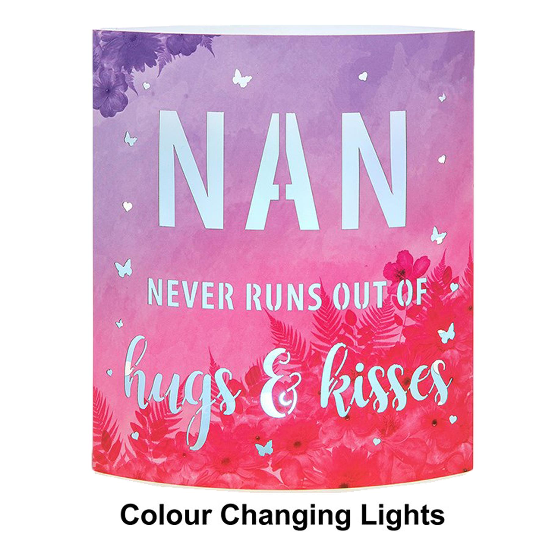 Starlight Birthday Colour Changing LED Lantern - Nan