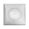 18th Birthday Compact Mirror Polished Silver with Embossed Wording and Magnification