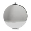 21st Birthday Compact Mirror Polished Silver with Embossed Wording and Magnification