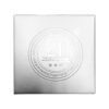 21st Birthday Compact Mirror Polished Silver with Embossed Wording and Magnification
