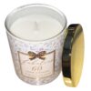 image489003108.jpg 60th Birthday Soy Candle Peony and Blush Suede Scented in Glass Jar with Diamante Bow