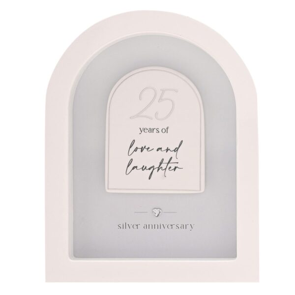 image489033391-1.jpg Anniversary Plaque by Amore 25 Years Together Silver Anniversary