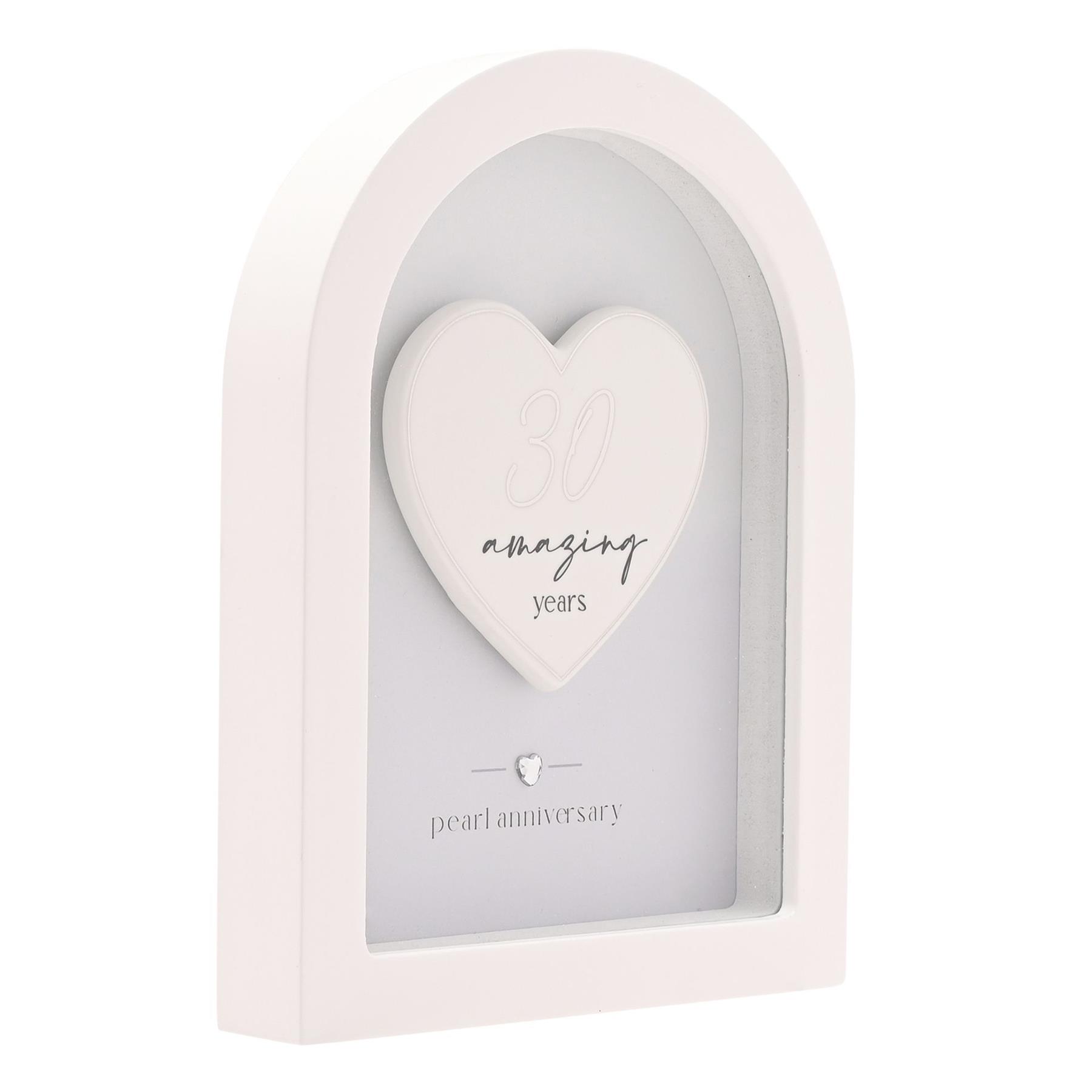 Anniversary Plaque by Amore 30 Years Together Pearl Anniversary