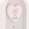 Anniversary Plaque by Amore 40 Years Together Ruby Anniversary