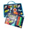 image489102488.jpg Boys Travel Desk Activity Set Colouring Activity Book, Stickers, Pens and Lap Tray