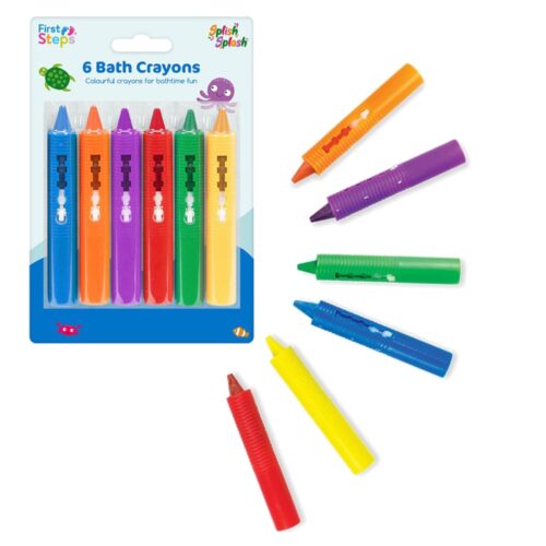 image489117948.jpg 6 pack Baby Bath Crayons - Non Toxic Bath Toys by First Steps
