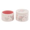 image489178262.jpg Baby First Tooth / Curl Trinket Boxes Stackable Ceramic Pots Elephant - Pink