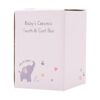 image489180045.jpg Baby First Tooth / Curl Trinket Boxes Stackable Ceramic Pots Elephant - Blue